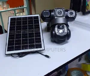 V380 Pro 4g Triple Lens Eyes Solar Security Camera With Cloud Storage