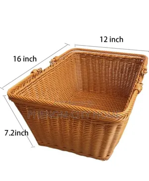 Multipurpose Wicker Storage Basket