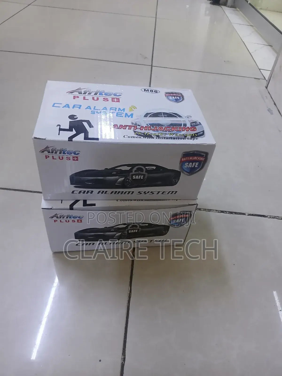Afritec Plus Car Security Alarm System With Cut Off - Anti-Hijacking