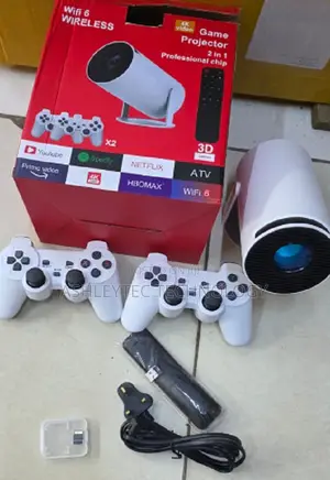 Hy300 Pro Gaming Projector 2 in 1 Android Plus Gaming Console
