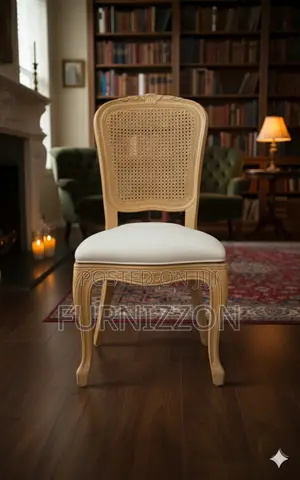 Strong Detachable Crossback Chair – Woodgrain Finish