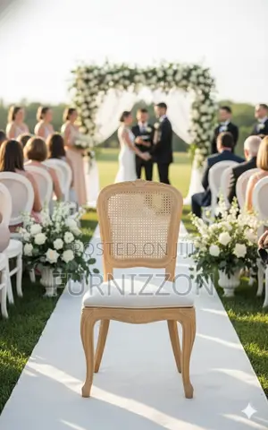 Classic Woodgrain Crossback Chair for Weddings Parties