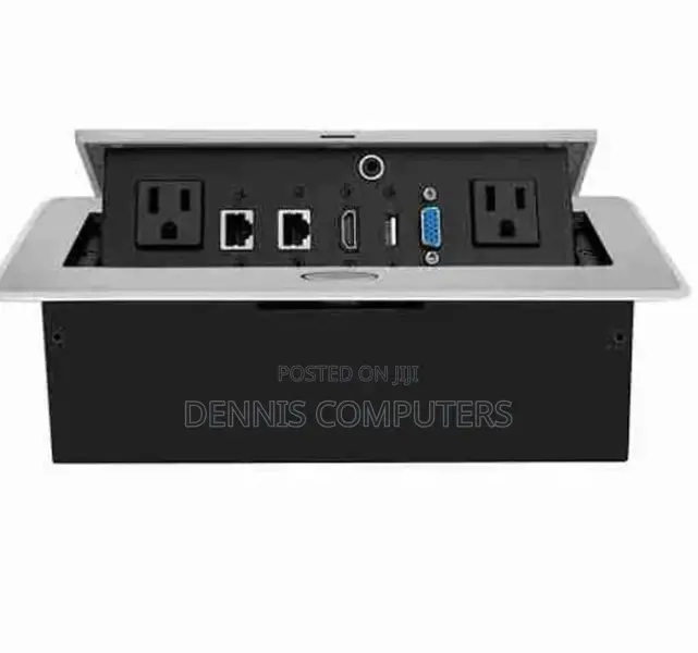 Silver Pop-up Multifunction Socket With 2 Universal Sockets