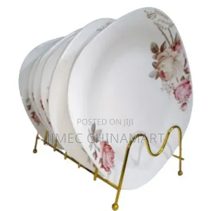 Pink Floral Vintage Plate 6pcs Pink Floral Dinner Plates