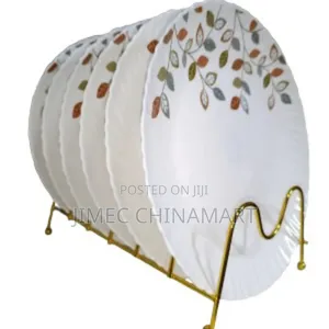 6-PCS Round Ceramic Plates