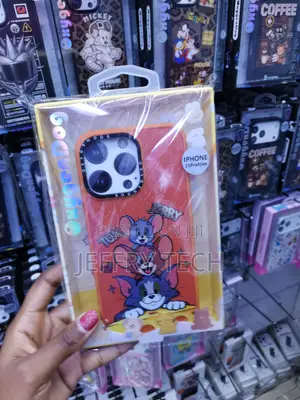 Pukier Tom and Jerry Cartoon iPhone 15 Pro Max Hard Case