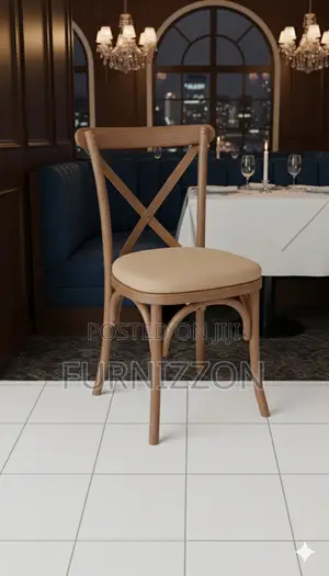 Strong Detachable Crossback Chair – Perfect for Weddings