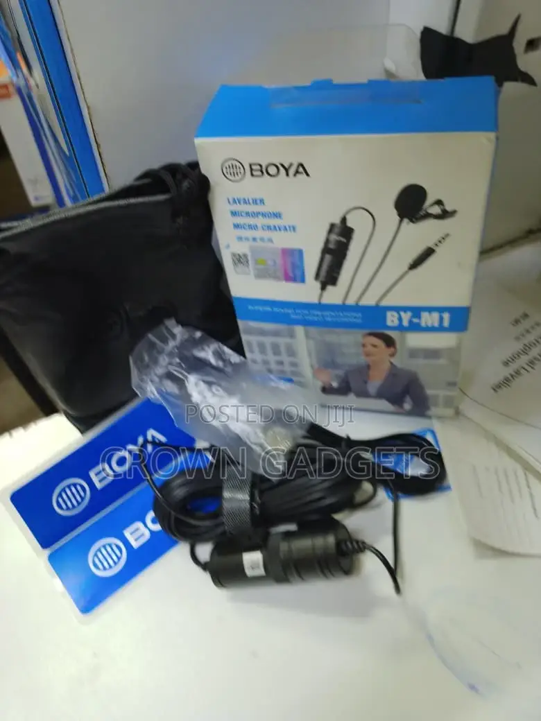 Boya by-M1 Wired Lavalier Mic for Interviews Recording