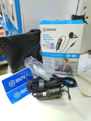 Boya By-m1 Clip-on Lavalier Mic For Phone, Dslr & Pc