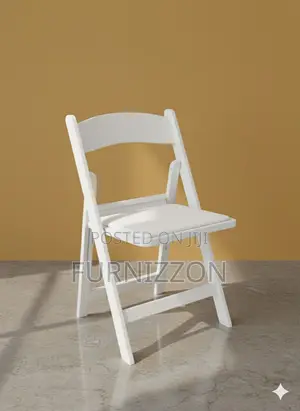 Elegant White Folding Chair for Weddings Functions