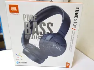 JBL Tune 510bt Wireless Headphones With Pure Bass Sound