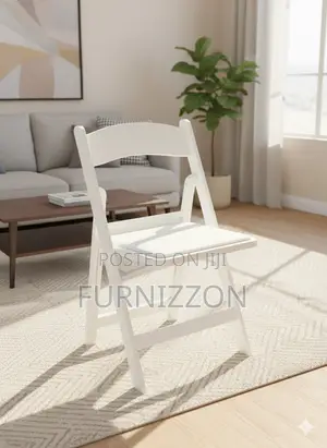 High Quality White Folding Chair for Halls Outdoor Events