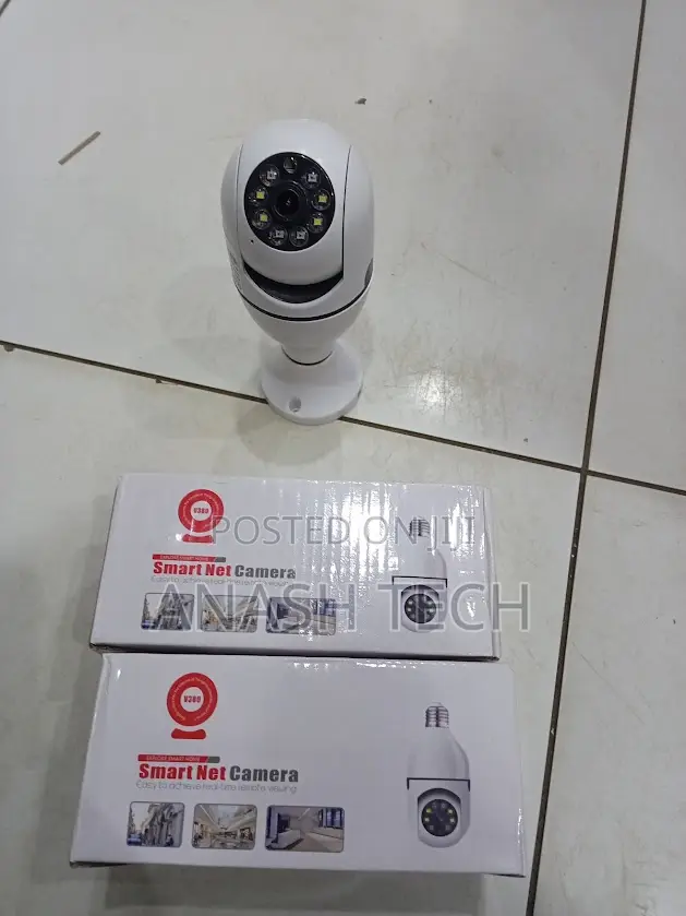 Smart Wireless Design V380 Pro 1080p Hd Bulb Home Security Camera