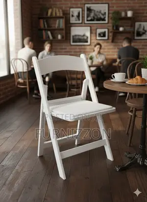 Affordable White Folding Chair for Parties Functions