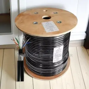 High Quality 305m Outdoor Use Cat 6 Ethernet Cable Double Shielded