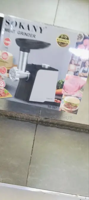 Sokany Sk‐087 Meat Grinder With Sausage Kebab Attachments