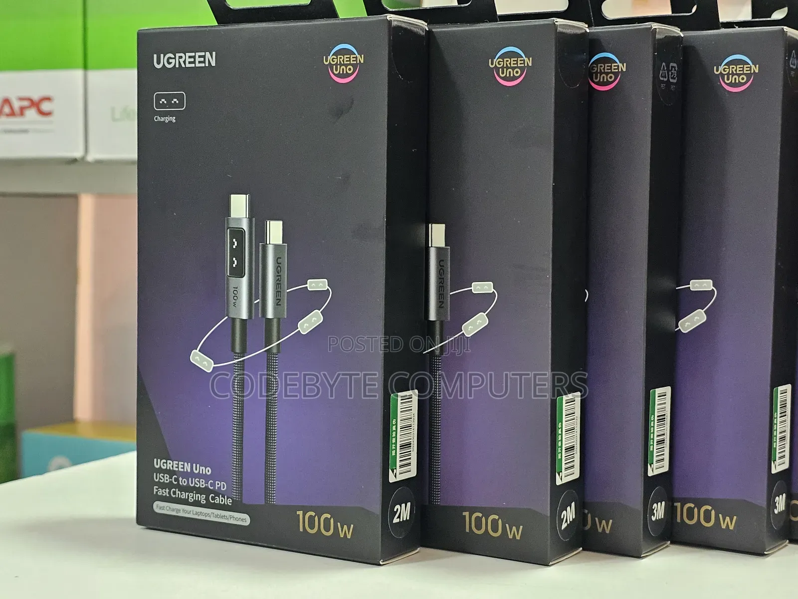 Ugreen Uno Robot Usb-c To Usb-c 100w Fast Charging 5a Cable – L509