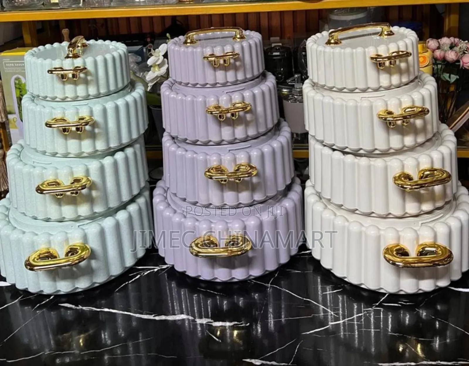4pcs Gold Star Hot Pots
