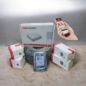 Hikvision 4 Cameras 1080p 2mp CCTV Security System With Night Vision