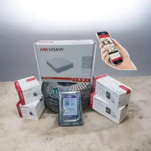Hikvision 4 Cameras 1080p Hd CCTV System Motion Detection With DVR