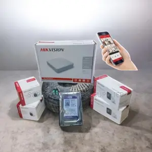 Hikvision 2mp 1080p 4 Cameras Security CCTV Kit Infrared Night Vision
