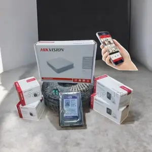 Hikvision 4 Camera 2mp Full Hd CCTV System With Smartphone App Control