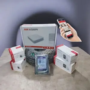 Hikvision 4 Channel CCTV Security System 1080p Video Playback Support