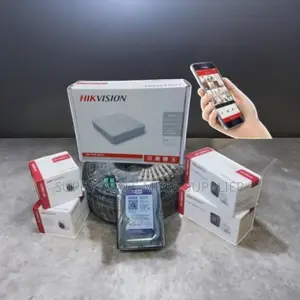 Hikvision 4 Cameras 2mp 1080p Full Hd CCTV Kit With Multi User Access