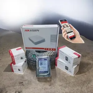 Hikvision 4 Channel With DVR CCTV Kit 1080p Hd Remote Access Cameras