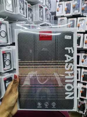 Mocca Samsung Galaxy Tab A11 Plus Trifold Flip Carbon Fiber Case