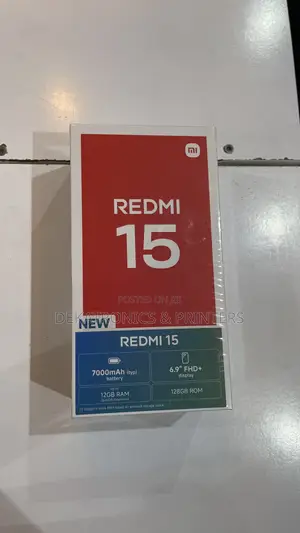 New Xiaomi Redmi 15 128 GB Black