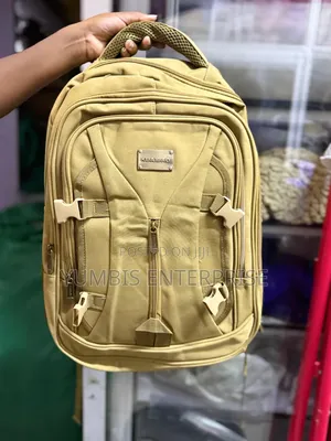 Khaki Brown Backpacks For Junior School At 1200