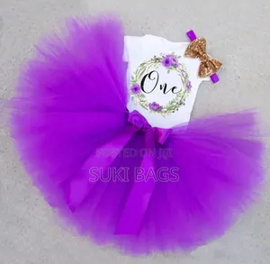 Baby Girl 1st Birthday Party Tutu for Toddlers / Baptism Clothing