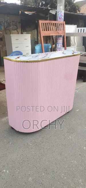 1.2 Meters Pink Spa Reception Desk/ Counter