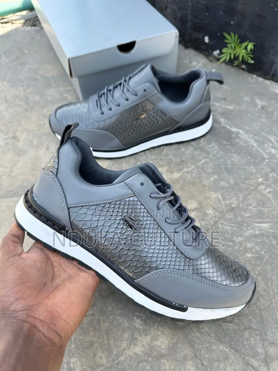 Lacoste White Sole Sneakers