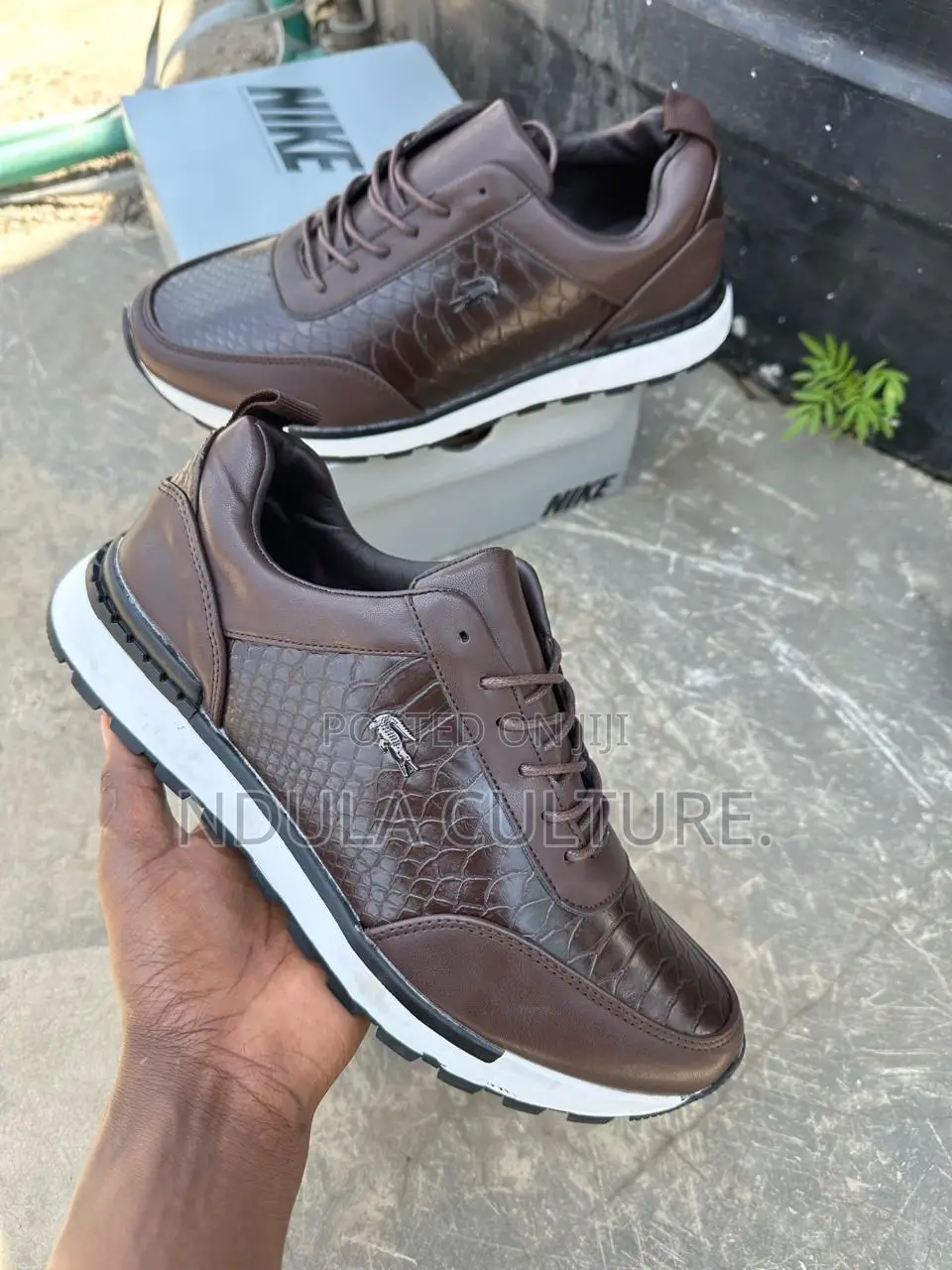 Lacoste White Sole Sneakers