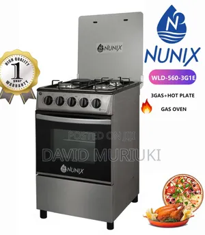 A New Model 50*55 Nunix 3+1 Standing Cooker With Gas Oven