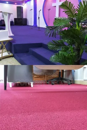 Blue And Red Wall  Flooring Solutions For Church Pulpits And Offices
