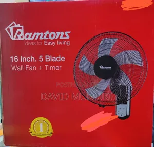 Ramtons Rm/572 - Black Econo Standing Fan - 3 Speed - Black