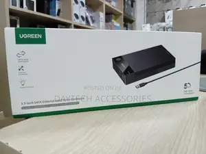 Ugreen Usb 3.0 3.5"/2.5" Hard Drive Enclosure With Uk Power Adapter.