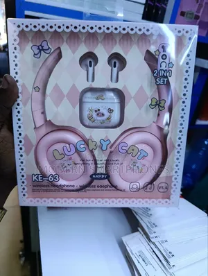2 In 1 Set ...Wireless Headphone And Wireless Earpods