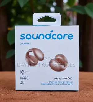 Soundcore by Anker C40i Open-Ear Clip-on Earbuds (Black)