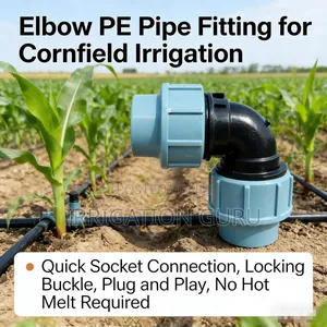 Quick Connector Elbow Hdpe 4inches