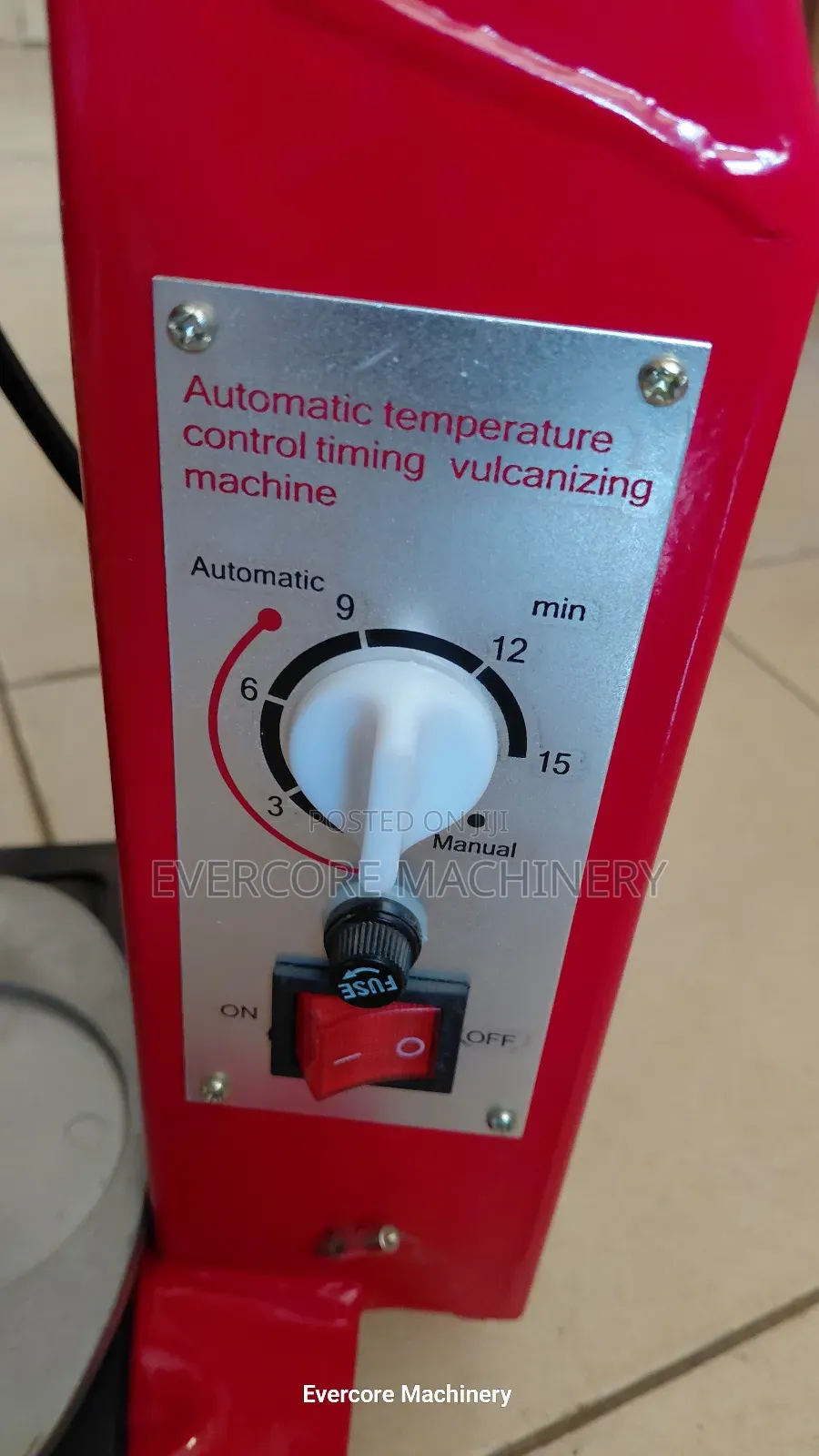 Automatic Temperature Control Timing Vulcanizing Machine.