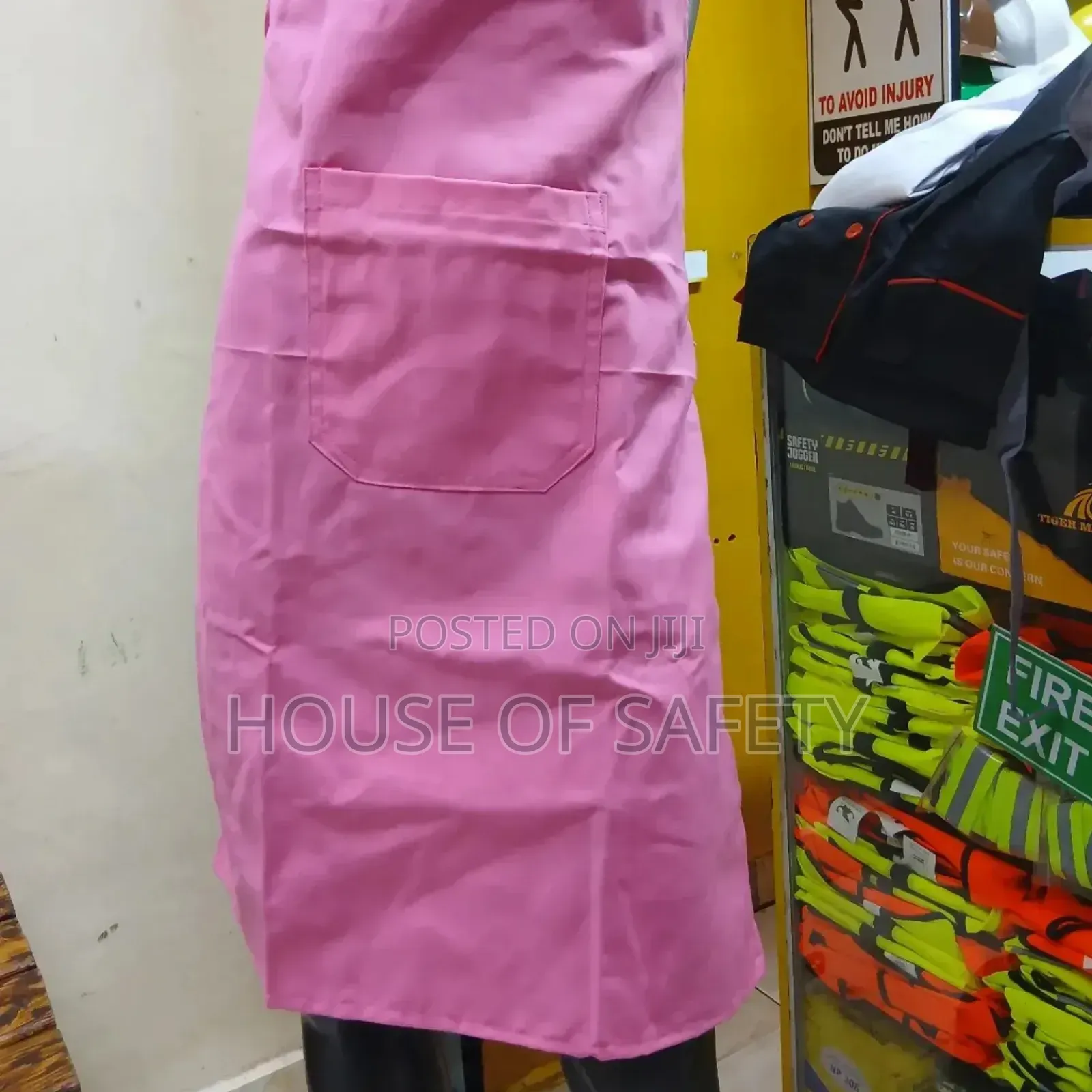 Pink Service Apron