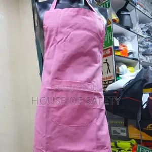 Pink Universal Fit Full-length Kitchen Aprons