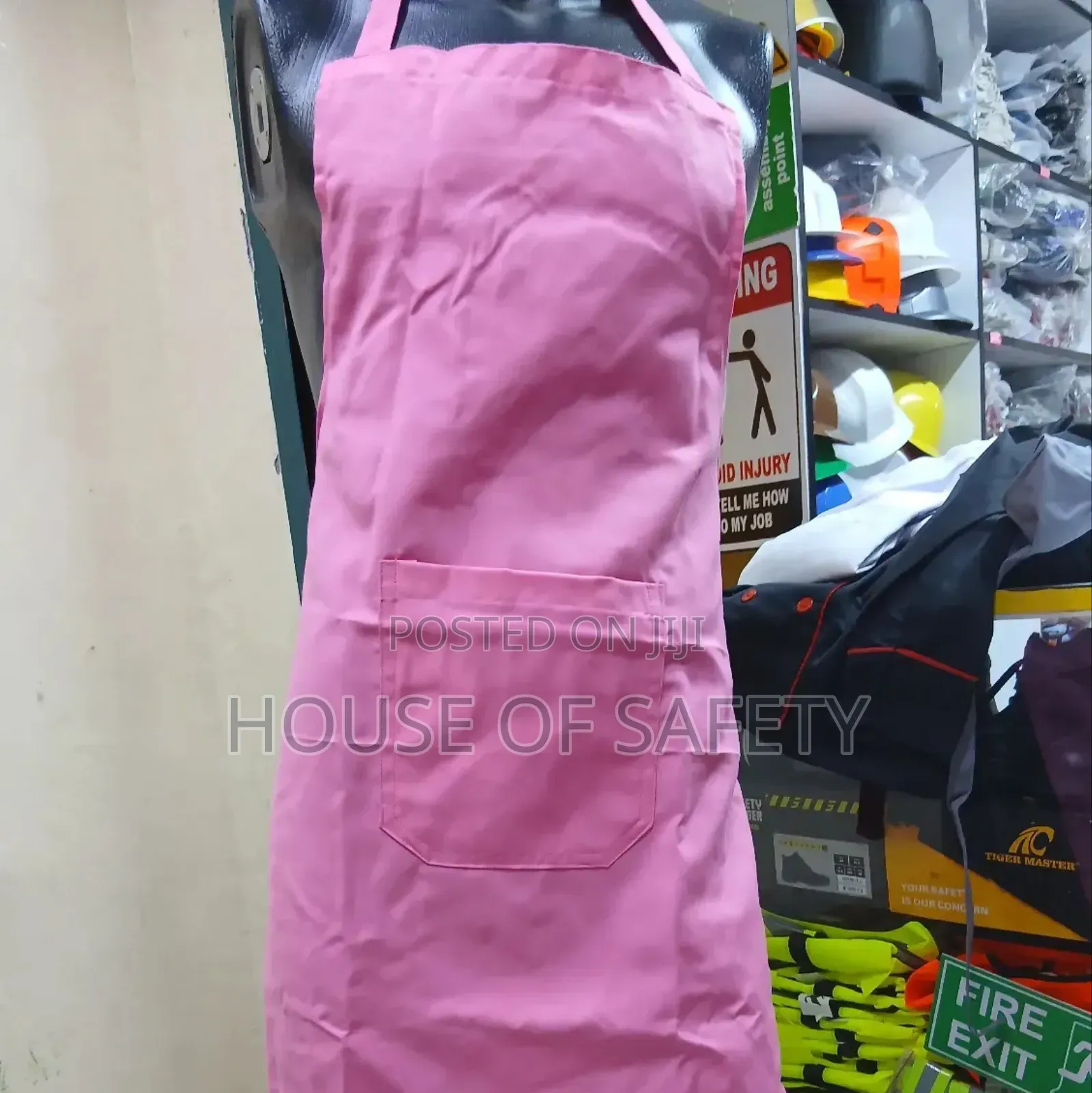 Pink Universal Fit Full-length Kitchen Aprons