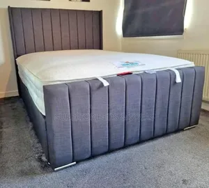 Modern Panel Upholstered Bed 5 by 6