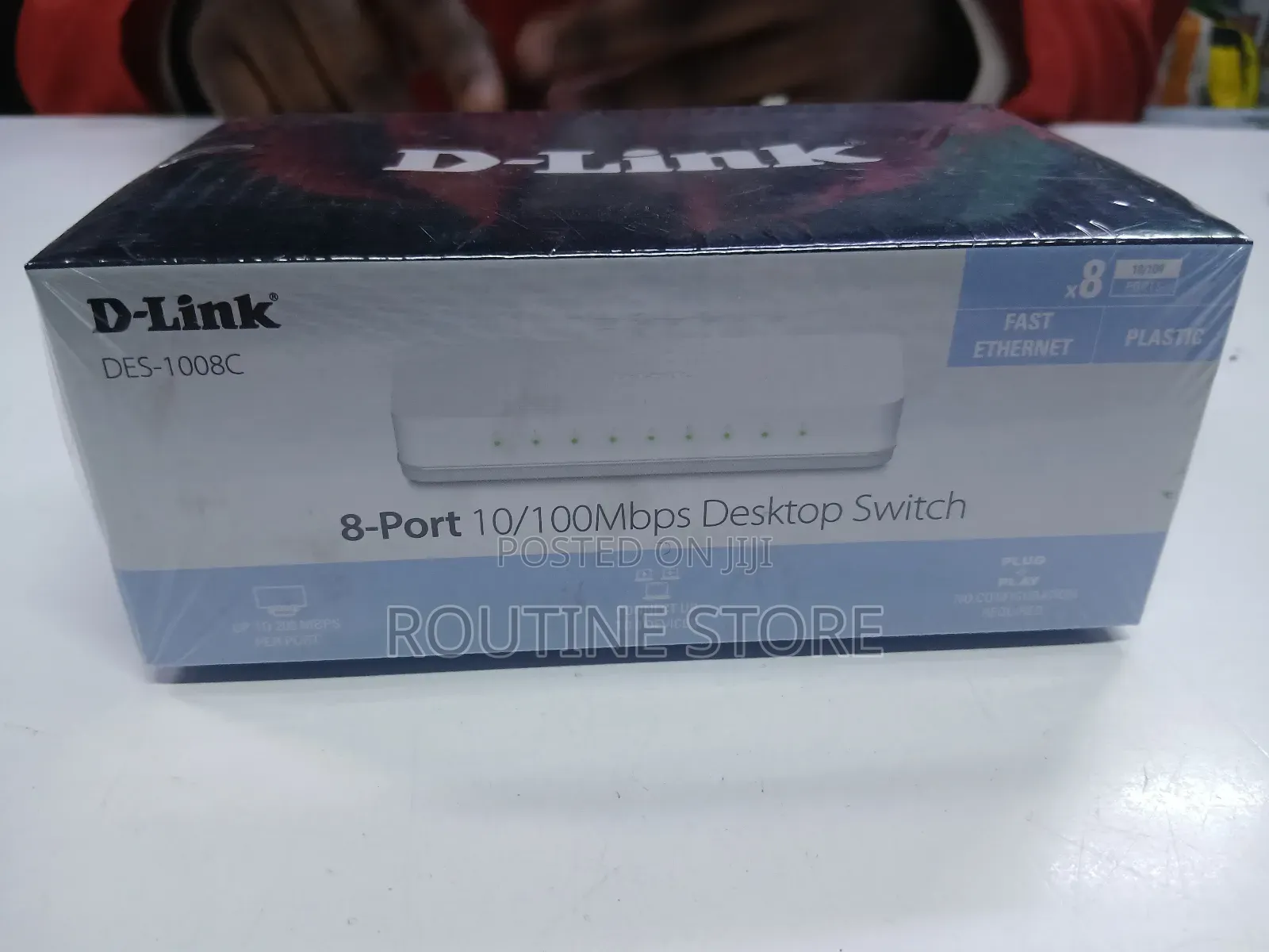 Dlink Des 1008c Unmanaged Switch 8 Port