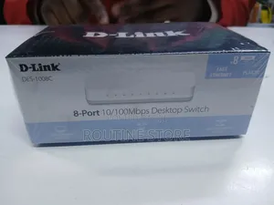 Dlink Des 1008c Unmanaged Switch 8 Port